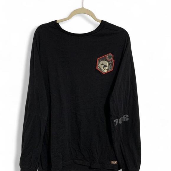 Disney Star War’s Galaxy Edge 709th Legion Black Long Sleeve Shirt Size XXL - Picture 1 of 8